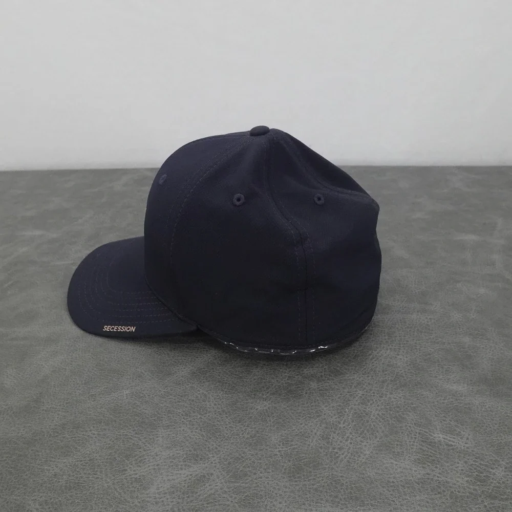Sessesions Golf Club Hat Mens S/M Black Performance Stretch Embroidered Logo Cap